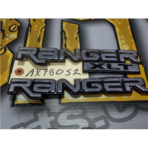 2004 2005 FORD RANGER XLT EXTENDED CAB 4.0 AUTO 4X4 OEM EMBLEMS (2) RANGER XLT