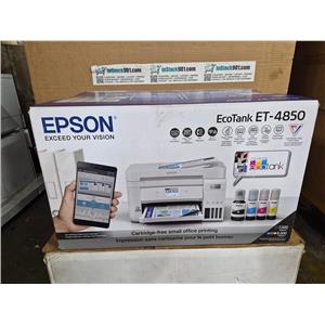 Epson EcoTank ET-4850 Wireless Color Inkjet All-In-One Printer Expertly Serviced