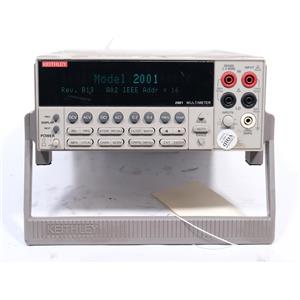 Keithley 2001 7.5 Digit 7 1/2 Digit Multimeter DMM AS-IS