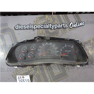 2004 2005 FORD F750 CAB CAT C7 DIESEL 6-SPEED MANUAL GAUGE CLUSTER 13,266 MILES