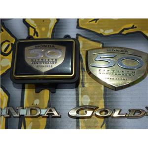 1999 HONDA GOLD WING SPECIAL EDITION GL1500SE OEM EMBLEMS (GOLD) SE (SET)