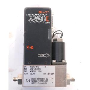 Brooks Instrument 5850E Mass Flow Controller 2SLPM Nitrogen / Viton