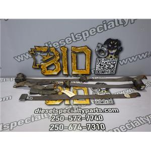 2001 2002 DODGE 3500 REGULAR CAB 5.9 DIESEL NV4500 4X4 OEM SEAT BELTS (CHARCOAL)