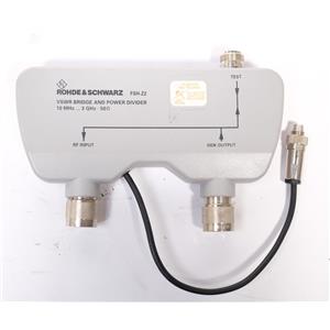 Rohde & Schwarz FSH-Z2 VSWR Bridge & Power Divider 10 MHz to 3 GHz