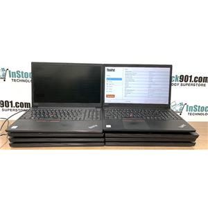 Lot 8 Lenovo ThinkPad E15 i5-10210U 1.60GHz 8gb RAM 256gb SSD 15.6" FHD PARTS