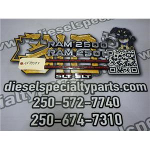 2001 2002 DODGE 2500 5.9 24V DIESEL NV5600 4X4 SLT LARAMIE 2500 EMBLEM SET (6)