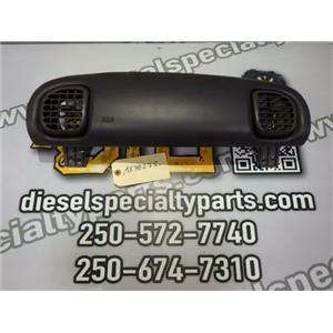 1998.5 1999 DODGE 2500 SLT EXT CAB PASSENGER SIDE DASH COVER TRIM VENTS CHARCOAL