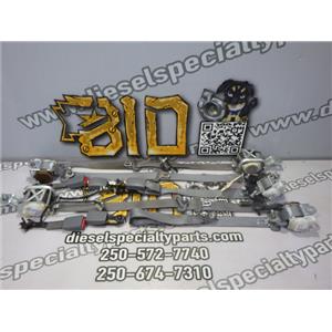 2013 2014 FORD F150 XLT 3.5 ECO BOOST AUTO 4X4 OEM SEAT BELTS (GRAY) 5 PASSENGER