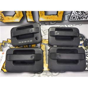 2013 2014 FORD F150 XLT 3.5 ECO BOOST AUTO 4X4 EXTERIOR BLACK DOOR HANDLES (4)