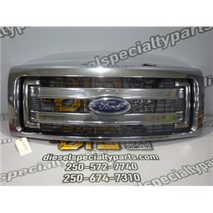 2013 2014 FORD F150 XLT 3.5 ECO BOOST AUTO 4X4 CHROME OEM FRONT GRILLE GRILL