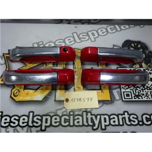 2012 2013 DODGE 1500 SLT 5.7 HEMI AUTO 4X4 CREWCAB EXTERIOR DOOR HANDLES (RED)