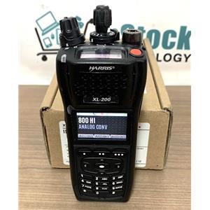 Harris XL-200 P25 VHF UHF 7-800MHz Portable 2-Way Radio  Model #: XL-PFM1M-C1D1