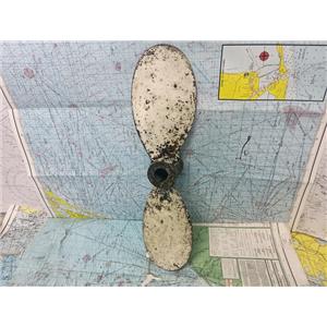 Boaters' Resale Shop of TX 2512 0602.02 BRONZE 2 BLADE 18RH10 PROP-1.25" SHAFT