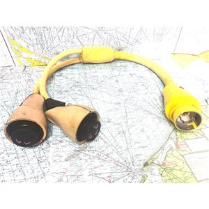 Boaters' Resale Shop of TX 2511 2202.01 MARINCO EEL 50AMP 125/250V Y-ADAPTER