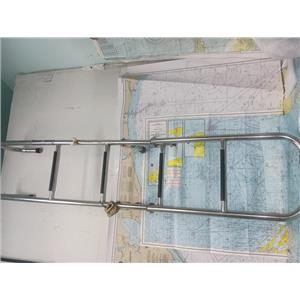 Boaters' Resale Shop of TX 2507 1903.01 WINDLINE 5 STEP FOLDING BOARDING LADDER
