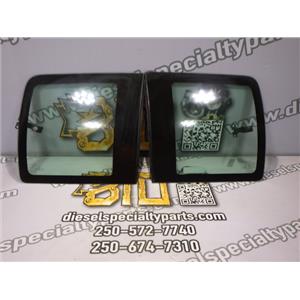1995 1996 DODGE RAM 2500 SLT EXTENDED CAB REAR SIDE GLASS WINDOWS (SET)