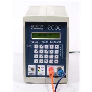 XiTron Technologies 2000 Portable V/A/T DC Calibrator Temperature Source