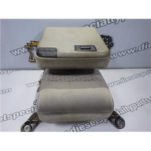 1999 2000 FORD F350 XLT EXTENDED CAB OEM CENTRE JUMP SEAT CONSOLE (GRAY) CLOTH