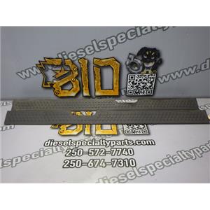 1999 2000 FORD F350 XLT EXTENDED CAB (PAIR ) LOWER DOOR SILL KICK PLATES (GRAY)