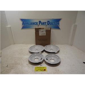 Whirlpool Range W10291024 Drip Pan Set NEW OEM