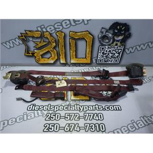 1997 1998 FORD F150 REGULAR CAB XLT 4.6 4X4 OE SEAT BELTS (SET) 3 PASSENGER RED