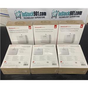 Lot 6 Honeywell Home CT30A Standard Manual Thermostat Heat-Only Non Programable