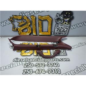 1997 1998 FORD F150 REG CAB XLT 4.6 4X4 A PILLAR GRAB HANDLE SET PANEL (3) RED