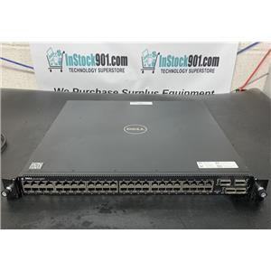 Dell Force10 S4820T 48-Port 10G-RJ45 4xQSFP 40G-QSFP Switch 2X PSU w Guard Rails