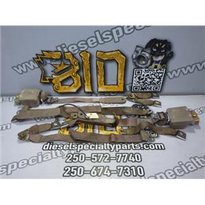 1992 1993 FORD F250 XL 7.3 DIESEL ZF5 4X4 EXTENDED CAB REAR SEAT BELTS TAN/BROWN