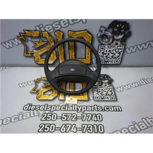 1992 1993 FORD F250 XL 7.3 DIESEL ZF5 4X4 EXT CAB STEER WHEEL INTERIOR 7/10 OEM