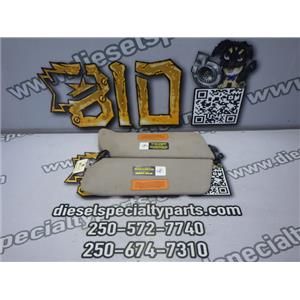 1998 1999 JEEP CHEROKEE 4.0 AUTO 4X4 SUN VISORS SET PAIR ( 2 ) TAN