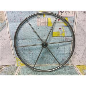 Boaters' Resale Shop of TX 2601 1005.24 SS 22" STEERING WHEEL FOR 1" SHAFT