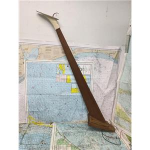 Boaters' Resale Shop of TX 2509 5541.67 WOODEN 50" CABIN-TOP FLAG & LIGHT MAST