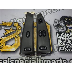 2003 2004 FORD F350 XLT EXTENDED CAB OEM FRONT WINDOW / LOCK SWITCHES (BLACK)