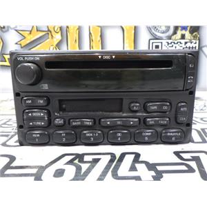 2003 2004 FORD F350 XLT EXTENDED CAB OEM RADIO STEREO CD TAPE DECK 4C3T18C868AB