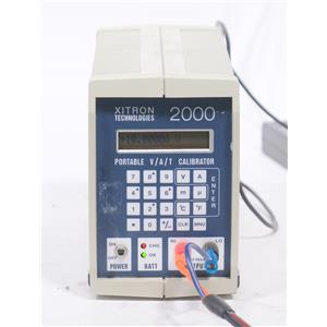 XiTron Technologies 2000 Portable V/A/T DC Calibrator Temperature Source