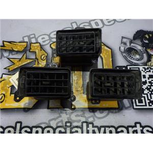 1999 2000 FORD F550 F450 XL 7.3 DIESEL ZF6 4X4 OEM INTERIOR DASH VENTS (BLACK) 3