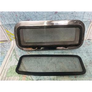 Boaters' Resale Shop of TX 2601 2405.01 NFM 414SS RECTANGULAR SS PORTLIGHT KIT