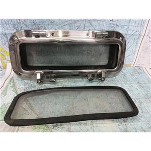 Boaters' Resale Shop of TX 2601 2405.05 NFM 414SS RECTANGULAR SS PORTLIGHT KIT