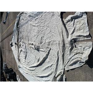 Boaters' Resale Shop of TX 2601 1703.02 J-70 WHITE CANVAS STORAGE COVER IN A BAG