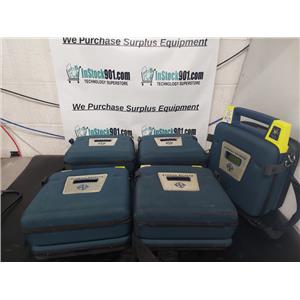 Lot of 5 Cardiac Science 2007 PowerHeart AED G3 patient monitor with case