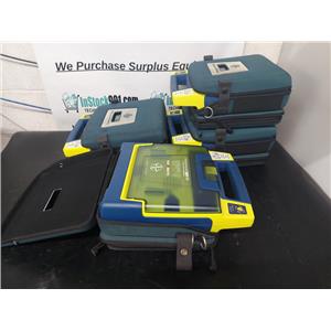 Lot of 4 Cardiac Science 2010 Powerheart AED G3 W/case