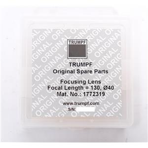 Trumpf Focusing Lens No. 1772319 f 130.00 mm, D 40.00 mm