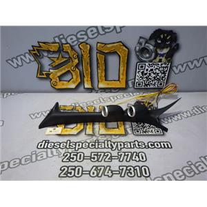 2003 2004 FORD F350 F250 XLT 6.0 DIESEL ZF6 4X4 A PILLAR DUAL GAUGE TRIM BLACK
