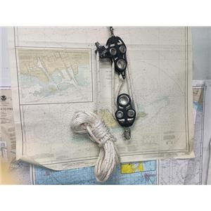 Boaters' Resale Shop of TX 2602 0707.34 GARHAUER 4 to 1 MAINSHEET w 1/2" LINE