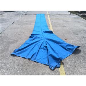 Boaters' Resale Shop of TX 2602 1404.01 QUANTUM SAILS BLUE 4'x 18'  SAIL COVER