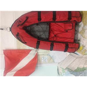 Boaters' Resale Shop of TX 2601 1705.15 XS SCUBA DRIVER INFLATABLE FLOAT & FLAG