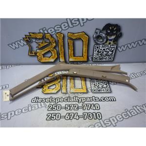 2000 2001 FORD RANGER XLT 4.0 AUTO 4X4 OEM A-PILLAR COVERS WINDSHIELD TRIM (TAN)