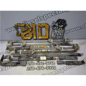 2008 2009 DODGE RAM 3500 6.7 DIESEL G56 QUAD CAB OEM SEAT BELTS (6) PASSENGER