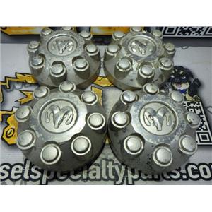 2006 2007 DODGE RAM 3500 5.9 DIESEL G56 4X4 QUAD CAB OEM HUB CAPS (4) SET